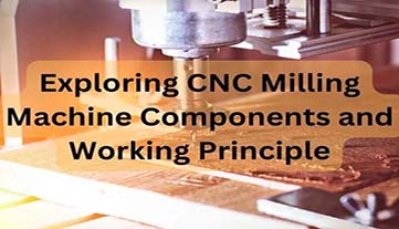 CNCフライス盤のコンポーネントと動作原理を探る