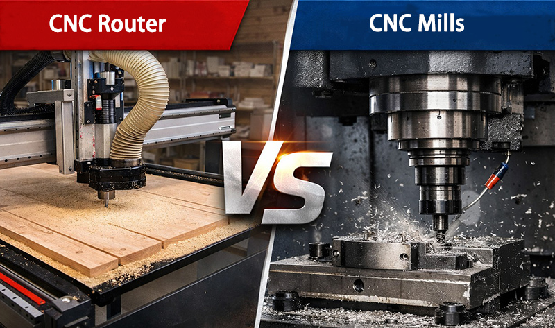 CNC Router vs CNC Mill